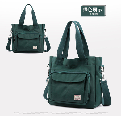 2024 Nouveau sac de maman atmosphérique de grande capacité épaule unique main à travers le corps sac en nylon Tissu de femme