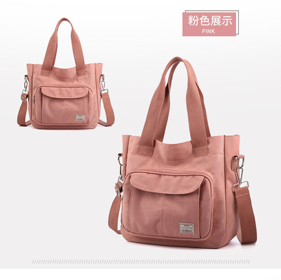 2024 Nouveau sac de maman atmosphérique de grande capacité épaule unique main à travers le corps sac en nylon Tissu de femme