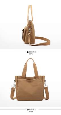 2024 Nouveau sac de maman atmosphérique de grande capacité épaule unique main à travers le corps sac en nylon Tissu de femme
