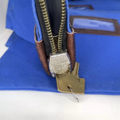 Dépôt bancaire sac fermeture à glissière avec deux clés sac d'identité sac de facture sac bancaire sac de retrait