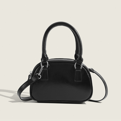 Nouveau sac à main de mode coréen rétro PU petit sac à corps crossbody sac de bowling