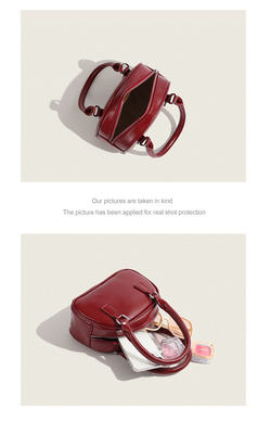 Nouveau sac à main de mode coréen rétro PU petit sac à corps crossbody sac de bowling