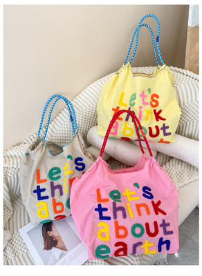 Sac à main de grande capacité de style coréen en tout-en-un sac à épaule de femme portable sac de magasinage à main
