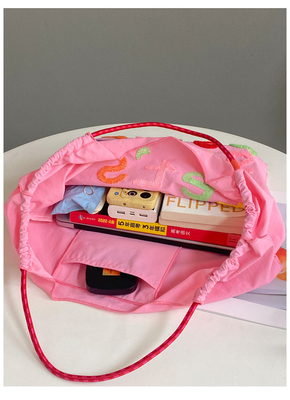 Sac à main de grande capacité de style coréen en tout-en-un sac à épaule de femme portable sac de magasinage à main