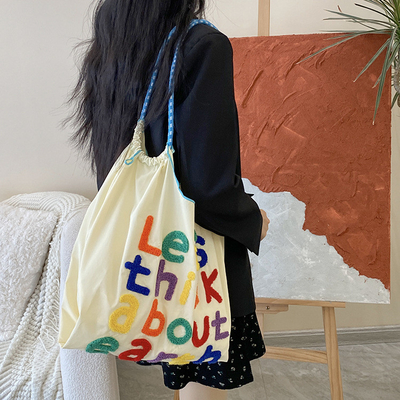 Sac à main de grande capacité de style coréen en tout-en-un sac à épaule de femme portable sac de magasinage à main