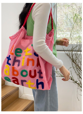 Sac à main de grande capacité de style coréen en tout-en-un sac à épaule de femme portable sac de magasinage à main