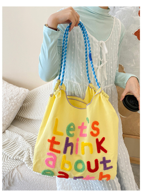 Sac à main de grande capacité de style coréen en tout-en-un sac à épaule de femme portable sac de magasinage à main