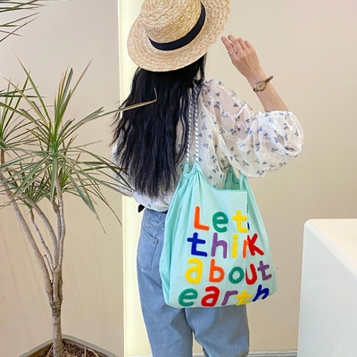 Sac à main de grande capacité de style coréen en tout-en-un sac à épaule de femme portable sac de magasinage à main