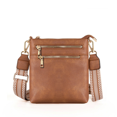 Nouveau bracelet détachable en jacquard couleur rétro PU sac de cuir pour le corps