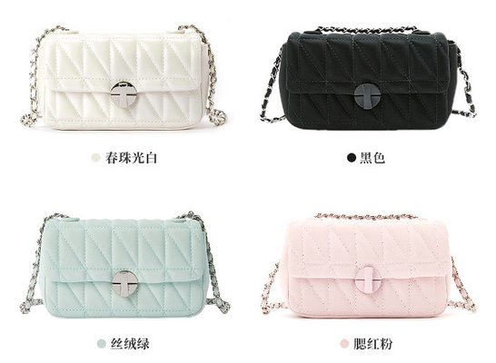 2024 PRIMÈRE/ÉTÉ NOUVEAUTE TEXTURE de haute qualité petit sac femme chaîne de diamant épaule sous-bracelet