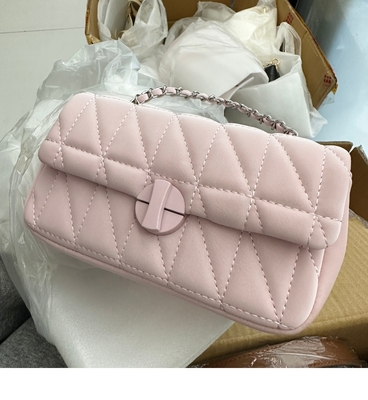 2024 PRIMÈRE/ÉTÉ NOUVEAUTE TEXTURE de haute qualité petit sac femme chaîne de diamant épaule sous-bracelet