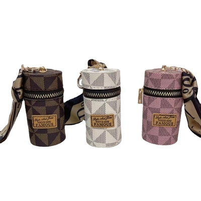 2024 NOUVEAUTE COLEUR GEOMÉTRIC CONTRASTE Compact sac à main porte-monnaie pendentif écouteur sac à bouche enveloppe rouge mini-chaîne à clé sac