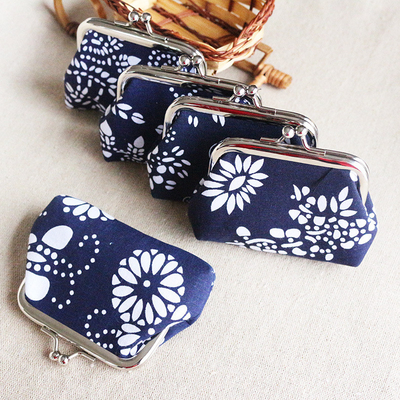 Le style éthique BATIK BORSE MINI BUCKLE BORSE PETITE BORSE de pièces de monnaie pour femmes