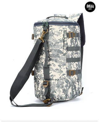 CAMO double épaule seau sac de grande capacité extérieur CAMO sac à dos épaule simple corps croisé sac à dos de voyage sac à main