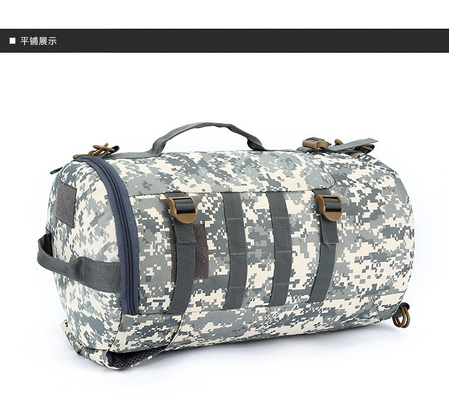 CAMO double épaule seau sac de grande capacité extérieur CAMO sac à dos épaule simple corps croisé sac à dos de voyage sac à main