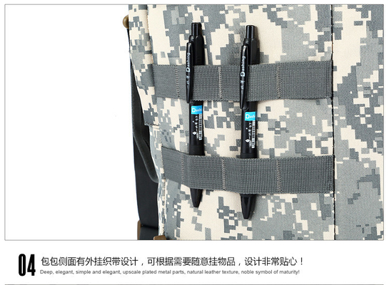CAMO double épaule seau sac de grande capacité extérieur CAMO sac à dos épaule simple corps croisé sac à dos de voyage sac à main