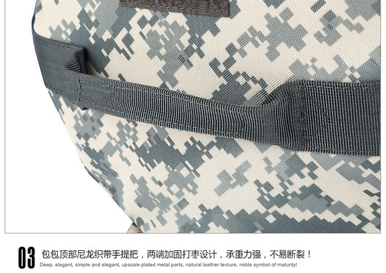 CAMO double épaule seau sac de grande capacité extérieur CAMO sac à dos épaule simple corps croisé sac à dos de voyage sac à main