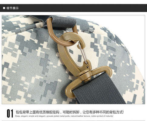CAMO double épaule seau sac de grande capacité extérieur CAMO sac à dos épaule simple corps croisé sac à dos de voyage sac à main
