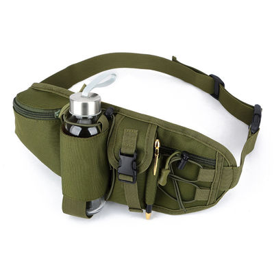 Sac de sport en plein air Tactique camouflage taille avec matériau imperméable ceinture réglable et conception pratique porte-gobelets d'eau