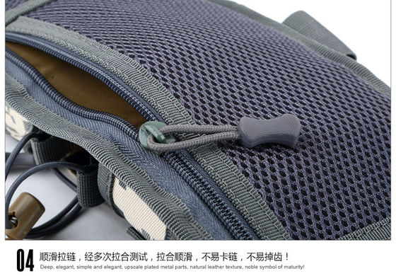 Sac de sport en plein air Tactique camouflage taille avec matériau imperméable ceinture réglable et conception pratique porte-gobelets d'eau