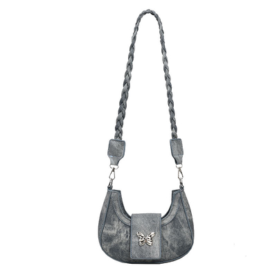Populaire nouveau sac de niche de conception féminine tendance style étranger sac papillon sens avancée de toutes les épaules sac sous-bracelet