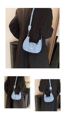 Populaire nouveau sac de niche de conception féminine tendance style étranger sac papillon sens avancée de toutes les épaules sac sous-bracelet