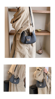 Populaire nouveau sac de niche de conception féminine tendance style étranger sac papillon sens avancée de toutes les épaules sac sous-bracelet
