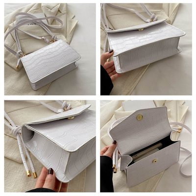 La qualité du cuir est pure. Tout en un sac à main pour femme.