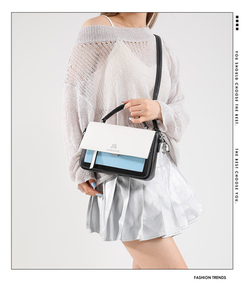 2024 PRIMÈRE ET ÉTÉ NOUVEAUTE MODE petit sac carré sac à épaule unique sac à main couleur assortie sac à corps croisé