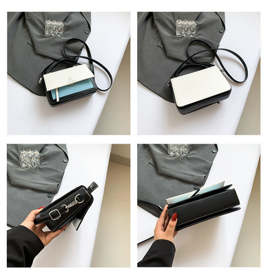 2024 PRIMÈRE ET ÉTÉ NOUVEAUTE MODE petit sac carré sac à épaule unique sac à main couleur assortie sac à corps croisé
