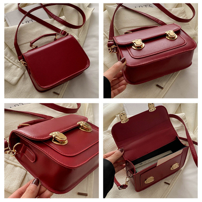 SENSION SENIOR DE RETRO Petit sac à main FEMMES 2024 Nouvelle mode d'été style étranger sac à main petit sans tout sac à main carré