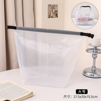 GRANDE Capacité TOTES DE VÉOLAGE DE FEMME Sac de plage sac de gelée sac transparent filet de transport sacoche sac à main