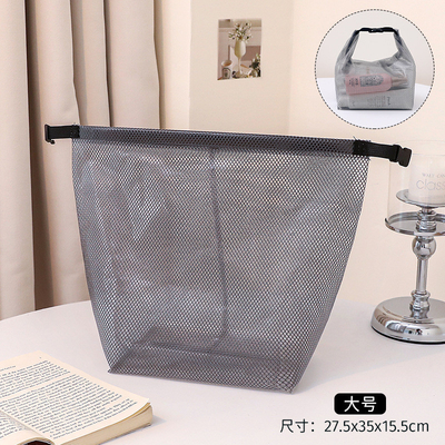 GRANDE Capacité TOTES DE VÉOLAGE DE FEMME Sac de plage sac de gelée sac transparent filet de transport sacoche sac à main