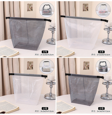 GRANDE Capacité TOTES DE VÉOLAGE DE FEMME Sac de plage sac de gelée sac transparent filet de transport sacoche sac à main