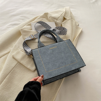 VINTAGE CHIC TEXTURED LETTER TOTE BAG sac de femme 2024 Nouveau sac à main de mode de grande capacité