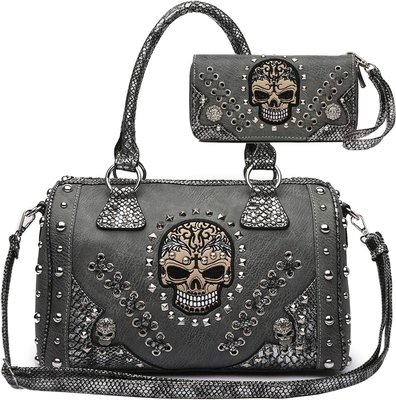 Le jour de la mort du punk art sac à main ceinture amovible femme sac à main sac à épaule sac portefeuille