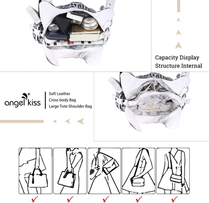 ANGELKISS HOBO sacs à main et sacs à main pour femmes sacoche sacs à main pour femmes sacs à main grands sacs à épaule quotidiens