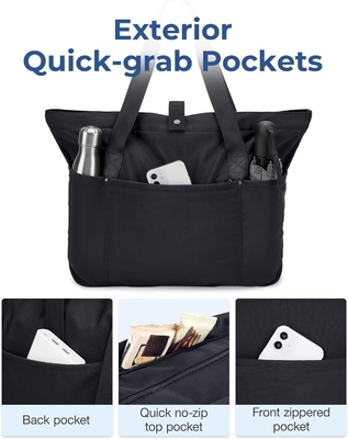 Sac à main pour femmes, sac à main pliable avec fermeture à glissière, sac à épaule grand, sac à main haut pour les voyages, le travail