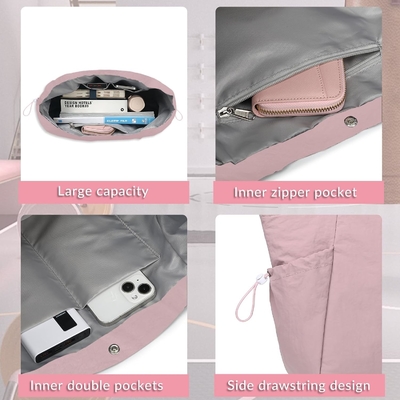 BTOOP TOTE BAG pour les femmes, sacs de gym de plage pliables, sacs de magasinage légers pour les voyages, le travail