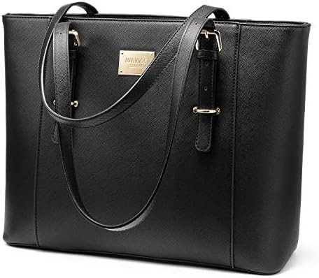 Lovevook sac à ordinateur pour femmes, sac à ordinateur en cuir structuré, sac à main de travail professionnel, choix de professeur/avocat,