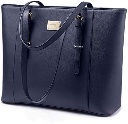 Lovevook sac à ordinateur pour femmes, sac à ordinateur en cuir structuré, sac à main de travail professionnel, choix de professeur/avocat,
