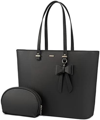 Lovevook sac à ordinateur pour femmes, sac à ordinateur en cuir structuré, sac à main de travail professionnel, choix de professeur/avocat,