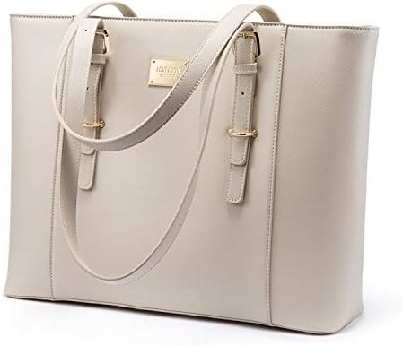 Lovevook sac à ordinateur pour femmes, sac à ordinateur en cuir structuré, sac à main de travail professionnel, choix de professeur/avocat,