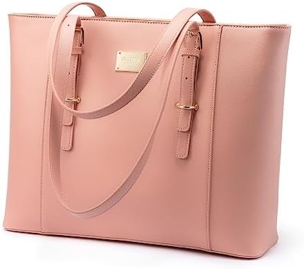 Lovevook sac à ordinateur pour femmes, sac à ordinateur en cuir structuré, sac à main de travail professionnel, choix de professeur/avocat,
