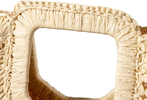 YYW sac à main fait à la main pour les femmes, sac à main tissé à la main grand sac à main pour les femmes