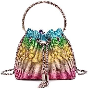 Sac à main en strass pour femmes sac à main en éclaboussure sac à dos pour soirée mariage bal