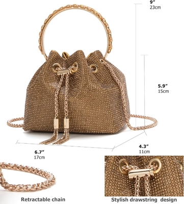 Sac à main en strass pour femmes sac à main en éclaboussure sac à dos pour soirée mariage bal