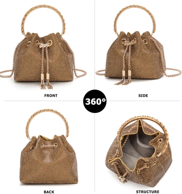 Sac à main en strass pour femmes sac à main en éclaboussure sac à dos pour soirée mariage bal
