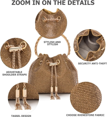 Sac à main en strass pour femmes sac à main en éclaboussure sac à dos pour soirée mariage bal