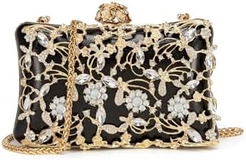 Sacs à main de soirée Sacs à main d'embrayage pour femmes Rhinestones Sacs à main de soirée